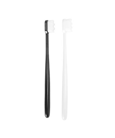 Fredy extra soft toothbrush for sensitive tooth meat mini nano hand with 20 000 soft tooth silk borsten for care protects gums good cleaning (2 pack)