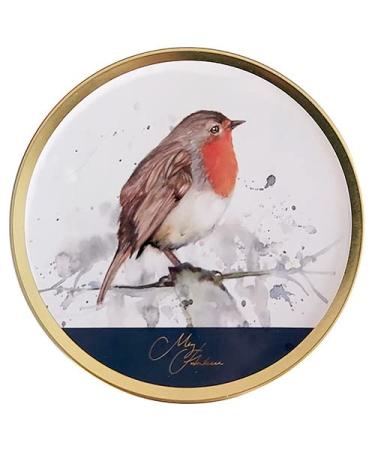 Simpkins Merry Christmas Robin Design Mixed Fruit Travel Sweets 175g Tin
