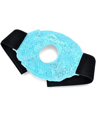 Adjustable Ice Pack Cooling Knee Brace for Pain Relief - Hot Cold Therapy Wrap for Joint Injuries - Meniscus Tear, Arthritis, Sprains & Swelling - Blue - Buy Online on GoSupps.com