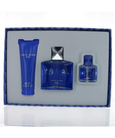 Marc Ecko Blue By Marc Ecko | 3 Piece Gift Set - 3.4 Oz Eau De Toilette Spray 0.5 Oz Eau De Toilette Spray 3.0 Oz Hair And Body Wash | Fragrance For Men
