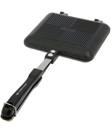 NGT Sandwich Iron 'Tostie Maker' for Camping - Durable Convenient Handle Black - Perfect for Outdoor Cooking - Buy Online on GoSupps.com