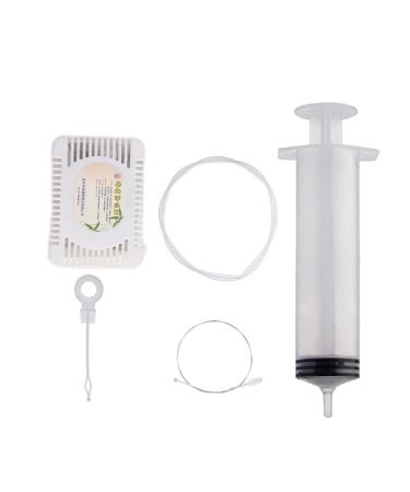6 Pcs Fridge Drain Hole Cleaning Tool Reusable Refrigerator Dredge Tub Drain Water Pipe Cleaner Sink Clog Remover Cleaning Kit Clean Drain Outlet Dredging Tool
