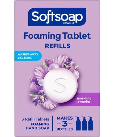 Buy Softsoap Hand Soap Tablets - Sparkling Lavender Refill (3 Count) | Eco-Friendly & International Shipping - Buy Online on GoSupps.com