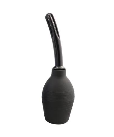 Anal Douche Enema Bulb Douche Enema Cleaner for Women s or Men s Health -for Colon Cleansing Detox and Constipation (Black)