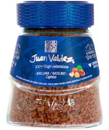 Juan Valdez Hazelnut and Vanilla Cinnamon Flavor Instant Coffee 2 pack (95gr/3.3 Oz) Caf Juan Valdez Soluble Liofilizado de Avellana y vainilla canela - Buy Online on GoSupps.com