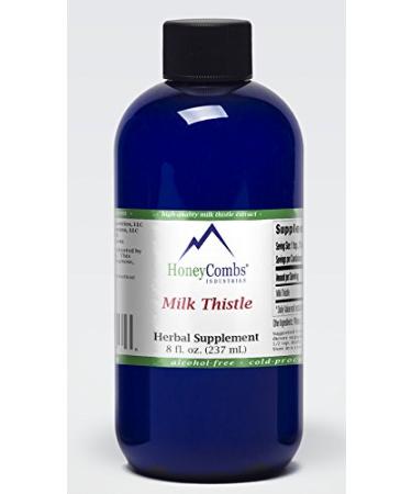 HoneyCombs Milk Thistle Supports Detoxing The Liver Immune System and More Alcohol-Free Liquid Extract