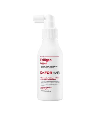 Dr.FORHAIR Folligen Original Biotin Tonic (4 oz) For Hair Loss Thinning Hair Care Spray Treatment Support Hair Growth Strength Thickening Root Enhancer (No Parabens  Silicone  Sulfates)