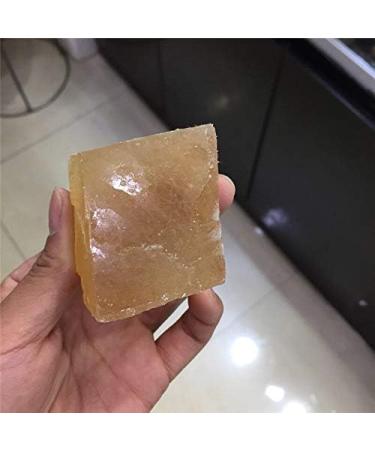 Natural Orange Calcite aquare Crystal Gemstone Reiki Iceland Spar Crystal Cube Natural Stones and Minerals - Buy Online on GoSupps.com