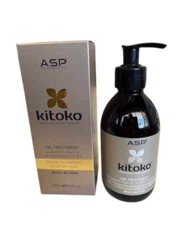 ASP Kitoko Oil Treatment - Hydrating Karite & Argan Oil with UV Filter & Vitamins A & E | 9.8 oz - Sleek Steel Pin Tail Comb Included - Buy Online on GoSupps.com