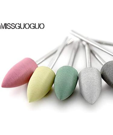 Rubber Large Bullet Head Drill bit Nail Art Tools Manicure Drill Tools Fashion Nail Equipment Electric Nail Drill - (Color: Dark Grey) - Buy Online on GoSupps.com