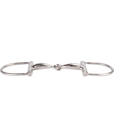 Equinate D-Ring Bridle 16mm | Anatomical Mouth-Friendly Bit | Stainless Steel | 14.5 cm | Simply Broken | Gentle Action & Laser-Engraved Size Information - International Shipping Available - Buy Online on GoSupps.com