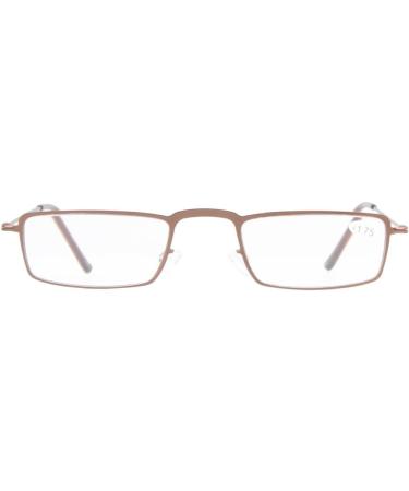 Eyekepper 5 Pieces Stainless Steel Half-Eye Reading Glasses +0.50 - Stylish & Durable - International Shipping Available - Buy Online on GoSupps.com