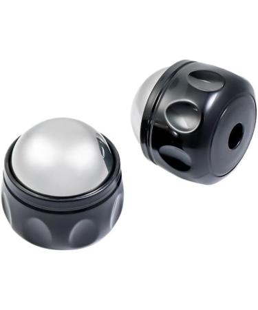 Beauty Face Ice Balls - Stainless Steel 54mm Massage Balls for Relaxation Fitness & Tui Na Yoga - Meridian Ice Wave Balls (Black) - Buy Online on GoSupps.com