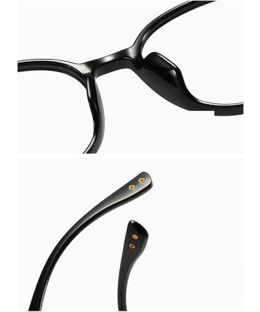 Fuqinqingoz Retro Round Reading Glasses - Trendy Anti-Blue Light Computer Readers for Presbyopia - Fatigue Relief - Stylish Gray +0.00 - Buy Online on GoSupps.com