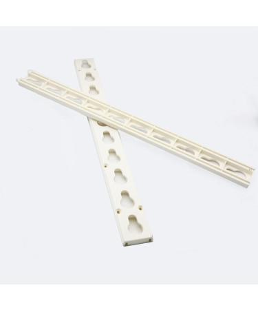 Krzaw 2 Pack ABS Horse Keyhole Track Rails - Durable Plastic for Equestrian Use - Buy Online on GoSupps.com