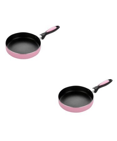 TOPBATHY 2 Pcs 20cm Medical Stone Coated Non-Stick Pan Induction Pans Skillet Pan Aluminum Alloy Pan Japanese Omelette Pan Chefs Pans Flat Skillet Pancake Pan Bakelite Frying Pan Universal