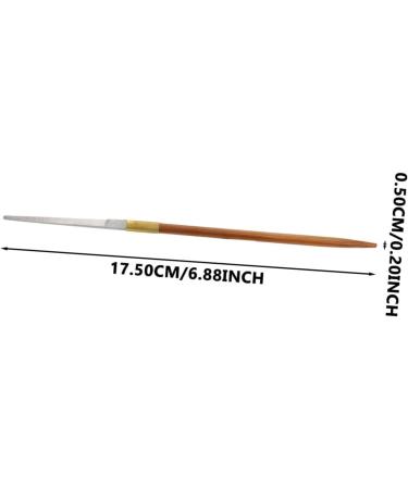 TOBBOMEY 1pc Professional Bamboo Handle Straight Mouth Cloud Knife Cleaning Stick Pick Steel Cleaner Japanese Cleaner - Buy Online on GoSupps.com