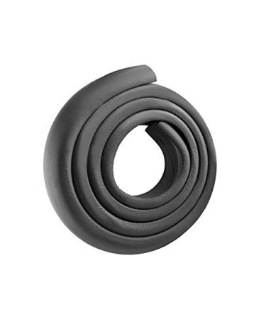 Edge protection 2m corner protection adhesive child protection furniture safety baby white black brown 2675 Color: Black/Black Black/Black