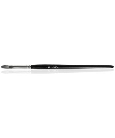 Gel Brush Cat's Tongue Size 6 Oval - Full Cover for Gel Nails | Nail Art & Design - 1 Pack - Buy Online on GoSupps.com