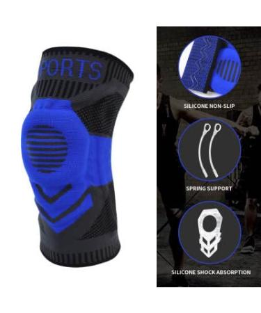 Breathable Sports Knee Guard | Elastic Compression Knee Support for Basketball - Buy Online on GoSupps.com