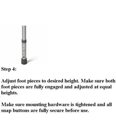 Healthline Adjustable Toilet Safety Frame Rails with Padded Handrails - Support Rails for Seniors, Disabled, Elderly - 300 Lbs Capacity - Buy Online on GoSupps.com