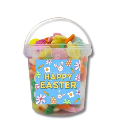 Happy Easter Jelly Sweets Candy Mix 700g Bucket - Collection of Easter bunnies fried eggs Bunnies Carrots and more