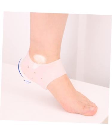 DOITOOL 5 Pairs Moisturizing Heel Socks Silicone Heel Protector Heel Cushion Foot Sleeve Reusable Moisturizing Foot Protectors for Feet Silica Protective Sleeve High Heels Buffer Sleeve - Buy Online on GoSupps.com