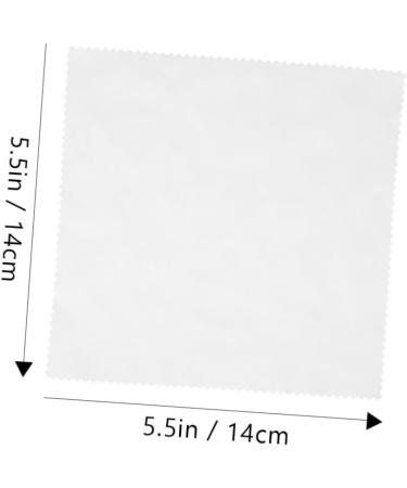 FOMIYES 50pcs Eyeglass Cleaning Cloths - Microfiber Glass Cleaner Wipes for Glasses Lenses & Screens | Premium White Fiber Cleaning Cloths - Buy Online on GoSupps.com