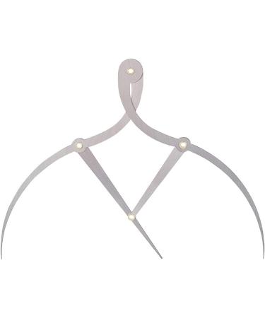 Kaqiqi 1:1.618 Mean Ratio Calipers Three Point Positioning Balance Caliper for Eyebrow Makeup Tattoos Art Work Design - Buy Online on GoSupps.com