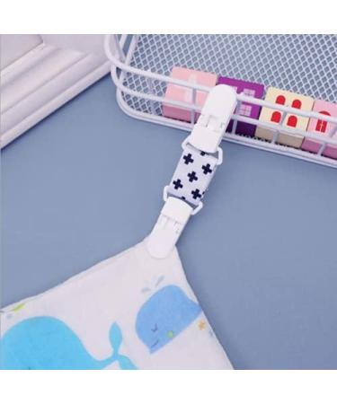 3 x Baby Tissue Clips Pacifier Chain | Safe Strap Pacifier Holder - Secure & Convenient for New Parents - Buy Online on GoSupps.com