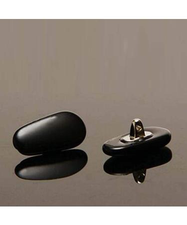 1 Pair Ceramic Eyeglass Nose Pads - Screw-in Repair Kit for Glasses - Black - International Shipping Available - Buy Online on GoSupps.com