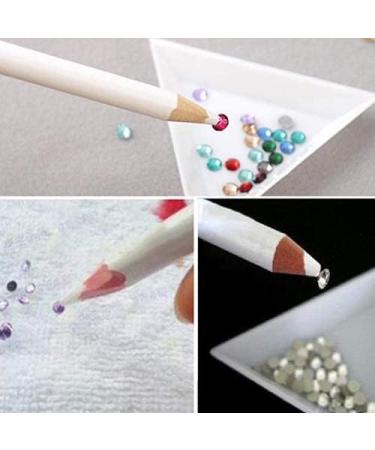U-M PULABO5 pcs Nail Art Rhinestones Gems Bead Picking Pencil Pick Up Pen Gem Picker Self Adhesive Applicator for Studs Gems Crystal Jewel Diamond Stones Random Fashion Pro as shown - Buy Online on GoSupps.com