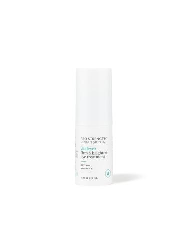 Urban Skin Rx  Vitaleyez Retinol + Vitamin C Complex | Hydrates  Firms  and Improves the Look of Under Eye Circles  Puffiness  and Fine Lines  Formulated with Vitamin C  Caffeine  and Retinol | 0.5 Oz