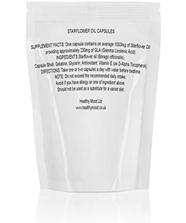 STARFLOWER Oil Borage Seed Oil Linolenic Acid 1000mg GLA 30 Capsules Nutrition Health Food Supplements HEALTHY MOOD UK - Buy Online on GoSupps.com