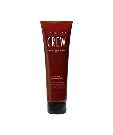 Men's Hair Gel by American Crew  Firm Hold  Non-Flaking Styling Gel  8.4 Fl Oz Firm 8.4 Fl Oz (Pack of 1)