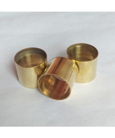 FICUS GIFT Set of 5 Solid Brass Ferrules Collars Ring Shaft Walking Stick-Spare Part Accessories for Wooden Sticks-Walking Cane - Buy Online on GoSupps.com