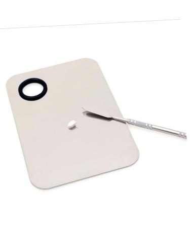 Buy FRCOLOR 3pcs Stainless Steel Makeup Palette & Spatula Set - Perfect for Cosmetics & Nail Art - International Shipping Available - Buy Online on GoSupps.com