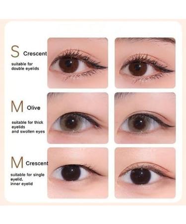 Glue-Free Invisible Double Eyelid Sticker(120 Strips/Pack) Waterproof Invisible Eyelid Lift Strips Double Eyelid Tape Eye Lift Tape Invisible Eye-Lifting by Sticked (M Olive Type) - Buy Online on GoSupps.com