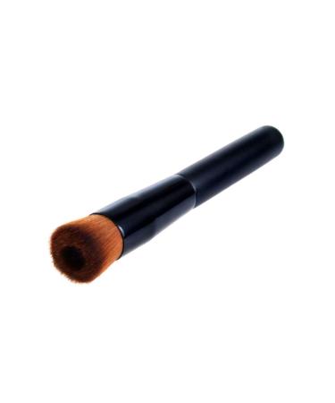 1PC Concave Makeup Brush Liquid Brushes Large Face Brush Liquid Cream Blending Tool Cosmetic Applicator For Full Coverage(Black) brush