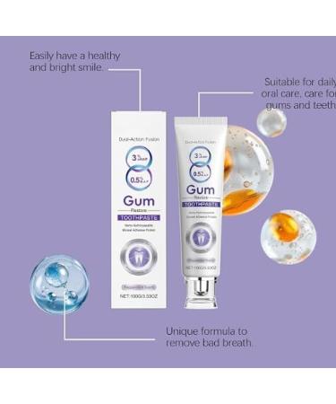 Gum Restore Toothpaste Dual-Action Fusion 3% nHAP 0.5% MAP Nano-Hydroxyapatite Mussel Adhesive Protein Peppermint Scent 100g/3.53oz - Buy Online on GoSupps.com