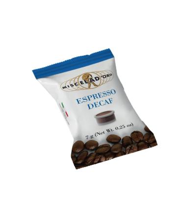 Miscela d'Oro Espresso Decaf Compatible Espresso Point Capsules, 100 Count