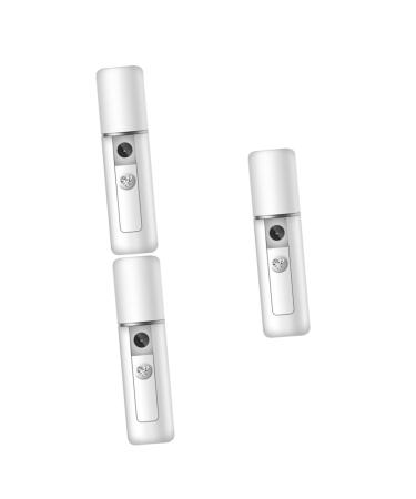 FOMIYES 3 Pcs Nano Mist Sprayer Steamer Mini Face Spray Instruments Hydrating Instrument Cosmetic 11.5*3cmx3pcs Whitex3pcs