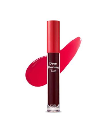 Etude House Dear Darling Water Gel Teinte Rouge Prune #PK002 | Effet longue dur e avec une coloration fruit e juteuse humide et vive.