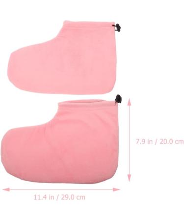 DOITOOL Socks Heel Socks Work Glove 2 Pairs Paraffin Wax Bath Booties Heated Foot Spa Liners Wax Bath Liners Wax Bathing Foot Covers for Women Men Boot Glove Heel Cracked - Buy Online on GoSupps.com