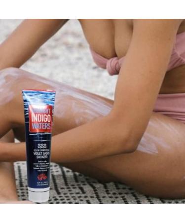 Fiesta Sun Midnight Indigo Waters Colour Correcting Violet Based Bronzer (280ml) - Buy Online on GoSupps.com