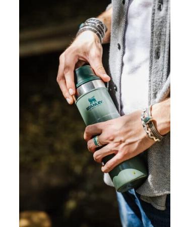 Stanley 16oz Trigger-Action Travel Mug | Hammertone Green - Buy Online on GoSupps.com