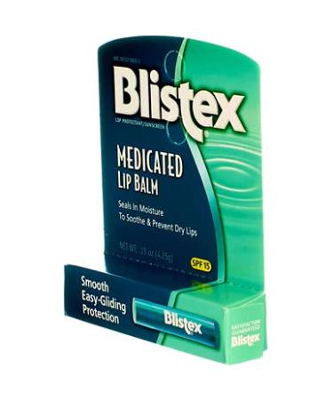 Blistex Medicated Lip Balm SPF 15 - 11 Pack | Soothing & Protecting Lip Care for All Skin Types - Buy Online on GoSupps.com