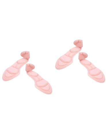FRCOLOR 2 Pairs Back Heel Cushion Pads High Heel Pads Back Heel Inserts Heel Insole Back Heel Pads Pinkx2pcs mediumx2pcs