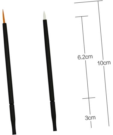 Hemoton 200 Pcs Eyeliner Makeup Makeup Gadgets Lip Scrubber Tool Wand Makeup Brushes - Buy Online on GoSupps.com