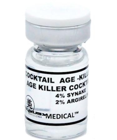Age-killer cocktail/professional serum (sterile) botulin like-with a new-like active ingredient complex for wrinkle treatment-ideal for microneedling (dermapen) and mesotherapy (dermar roller)-ampoule 5 ml